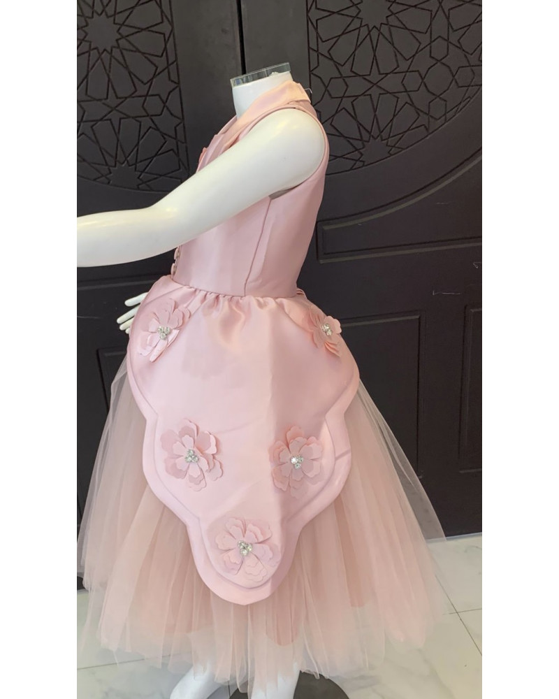 فستان بناتي إطلالة ملائكية للمناسبات بلونين - M3720 فستان بناتي إطلالة ملائكية للمناسبات بلونين - M3720