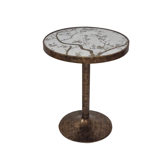 طاولة خدمة مفرد اكليريك و زجاج