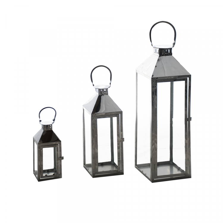 طقم فوانيس عمودي معدني