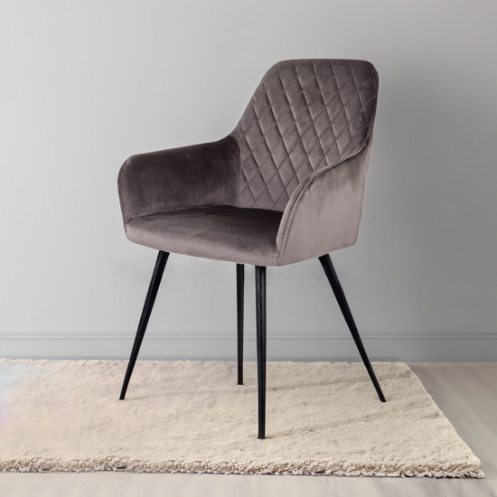 كرسي طاولة طعام مخمل 