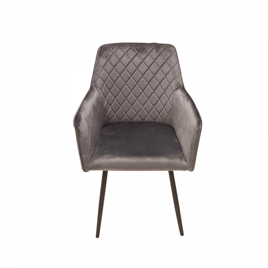 كرسي طاولة طعام مخمل 