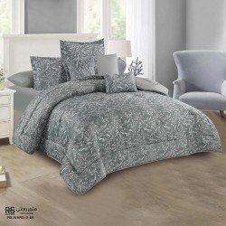 مفرش سرير ورد 8 قطع نفرين