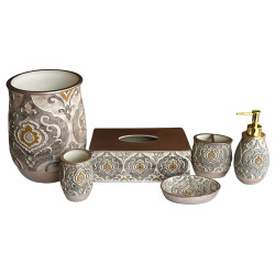 طقم اكسسوارات حمام 6 قطع