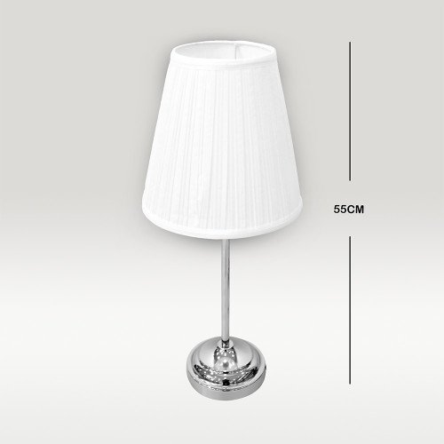 أباجورة طاولة فضية 55 سم