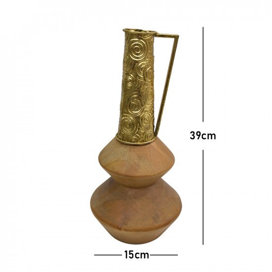 مزهرية خشبي 39 سم