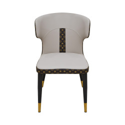 كرسي مفرد جانبي رمادي فاتح كرسي مفرد جانبي رمادي فاتح