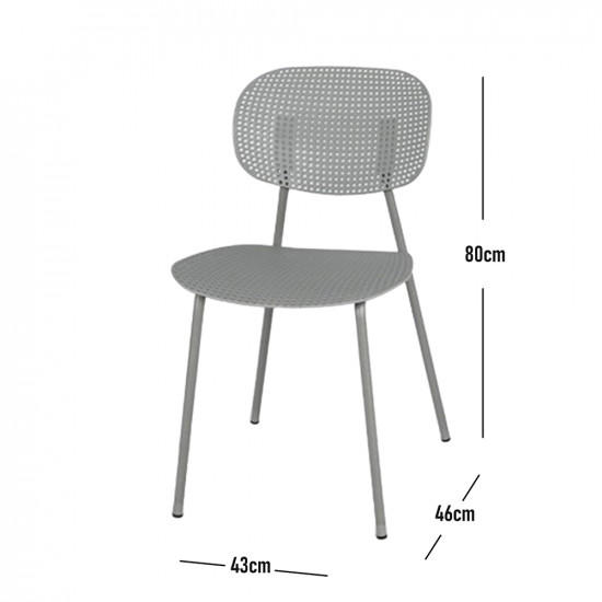 كرسي مفرد جانبي بلاستيك / معدن كرسي مفرد جانبي بلاستيك / معدن