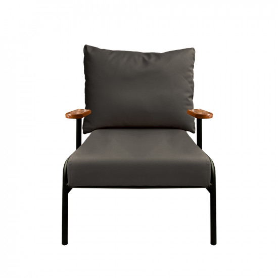 كرسي مفرد جلد فخم