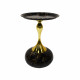 طاولة خدمة مفردة اسود / ذهبي