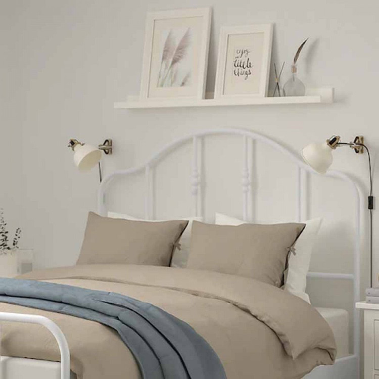 هيكل سرير 200X120 سم لون أبيض