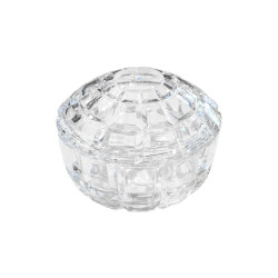 علبة مناديل زجاج