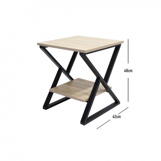 طاولة خدمة مفردة خشبي / اسود طاولة خدمة مفردة خشبي / اسود