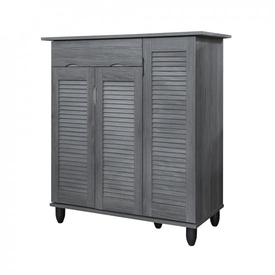 دولاب متعدد الاستخدام رمادي 3 أبواب 40*60*100 سم دولاب متعدد الاستخدام رمادي 3 أبواب 40*60*100 سم