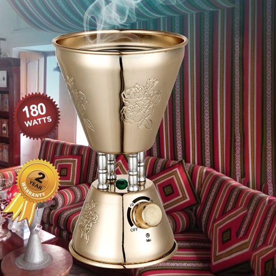 مبخرة كهربائية ذهبي مبخرة كهربائية ذهبي