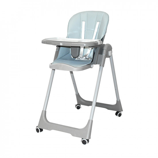 كرسي أطفال أزرق بلاستيك / معدن / جلد كرسي أطفال أزرق بلاستيك / معدن / جلد