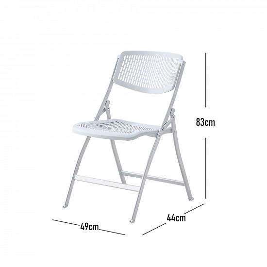 كرسي مفرد معدن وبلاستك قابل للسفط كرسي مفرد معدن وبلاستك قابل للسفط