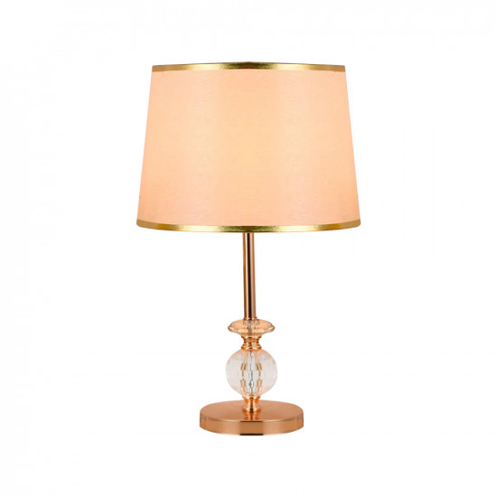 أباجورة طاولة كرستال ذهبي