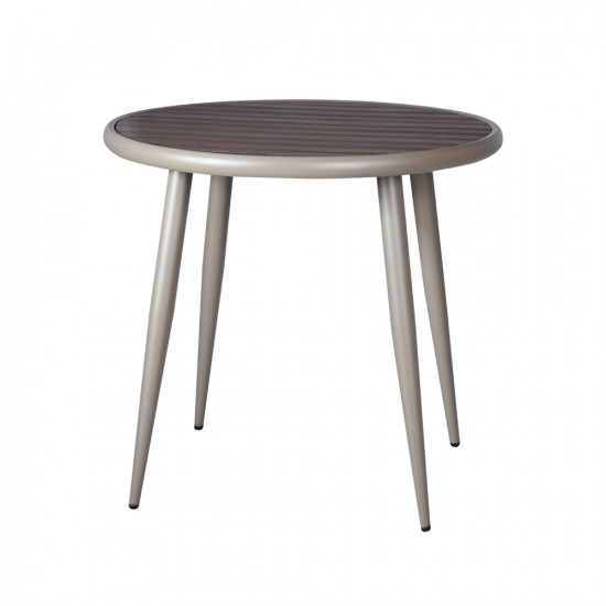 طاولة خدمة مفردة سطح بلاستيك / هيكل معدن