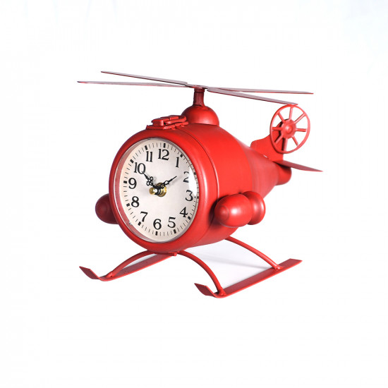 ساعة ديكور على شكل طائرة حمراء ساعة ديكور على شكل طائرة حمراء