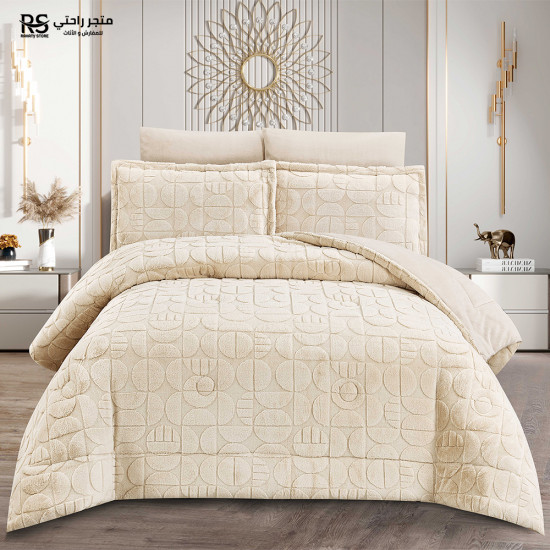 مفرش شتوي مخمل 6 قطع نفرين مفرش شتوي مخمل 6 قطع نفرين