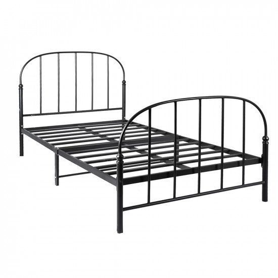 سرير معدن اسود 120*200 سم سرير معدن اسود 120*200 سم