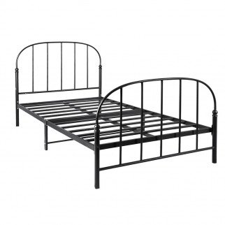 سرير معدن اسود 120*200 سم سرير معدن اسود 120*200 سم