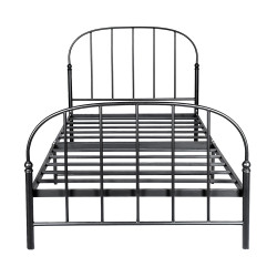 سرير معدن اسود 120*200 سم