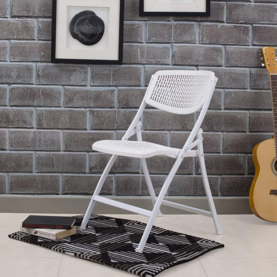 كرسي مفرد معدن وبلاستك قابل للسفط كرسي مفرد معدن وبلاستك قابل للسفط