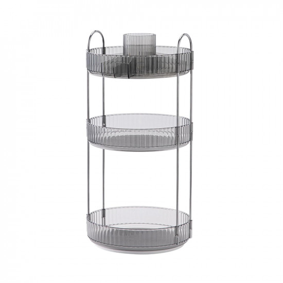 منظم أدوات تجميل بقاعدة دوارة