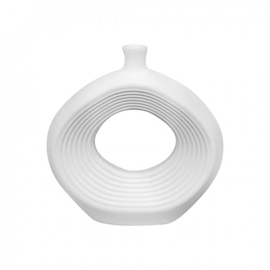 فازة ورد ديكور سيراميك 20*6*20 سم