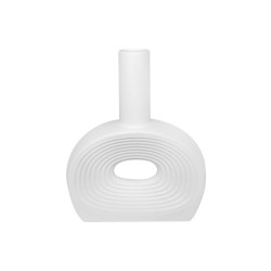 فازة ورد ديكور سيراميك 20*6*17 سم