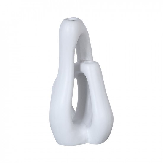 فازة ورد ديكور سيراميك 24*16 سم