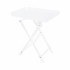 طاولة خدمة مفردة قابلة للطي اكريلك ابيض