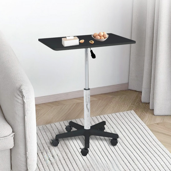 طاولة خدمة مفردة متحركة قابلة للتعديل