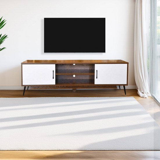 وحدة تلفزيون من الخشب 160سم