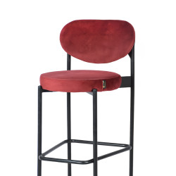 كرسي بار مخمل 100 سم