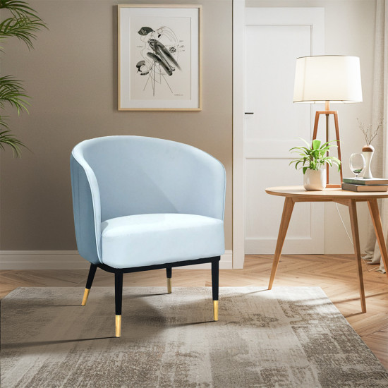 كرسي جانبي مفرد من المعدن والجلد كرسي جانبي مفرد من المعدن والجلد