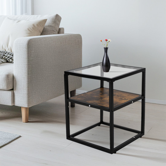 طاولة خدمه مفرد لون بني طاولة خدمه مفرد لون بني