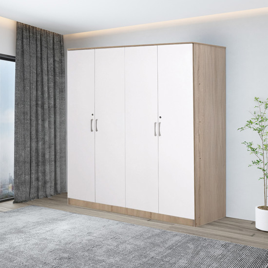 دولاب ماليزي 4 باب خشب