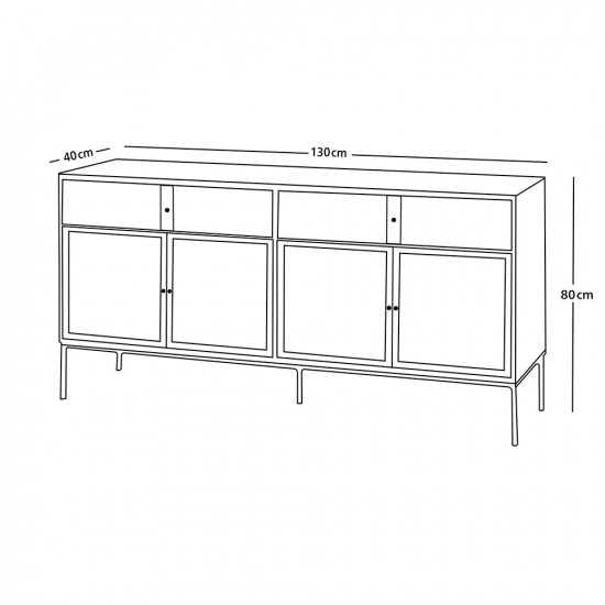 دولاب بوفية صالة 160 سم دولاب بوفية صالة 160 سم