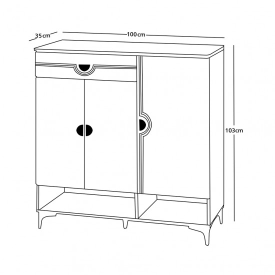 دولاب متعدد الاغراض رمادي دولاب متعدد الاغراض رمادي