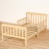 سرير أطفال حواجز خشبي 75×135 سم