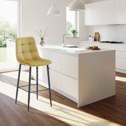 كرسي بار مخمل