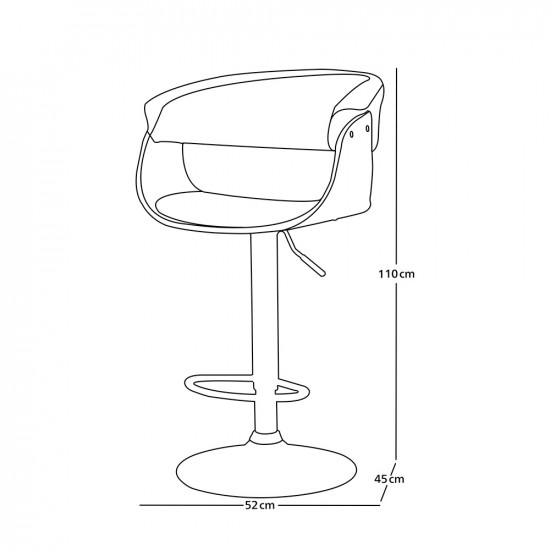 كرسي بار قماش