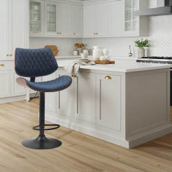 كرسي بار جلد