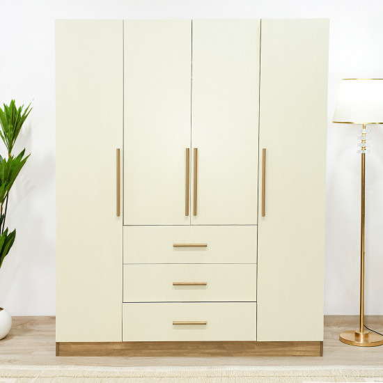 دولاب ملابس تركي 4 باب خشب