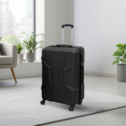 شنطة سفر وسط أسود