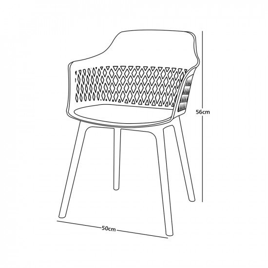 كرسي مفرد بلاستيك