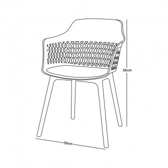 كرسي مفرد بلاستيك