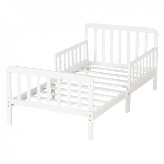 سرير أطفال حواجز ابيض 75×135 سم سرير أطفال حواجز ابيض 75×135 سم